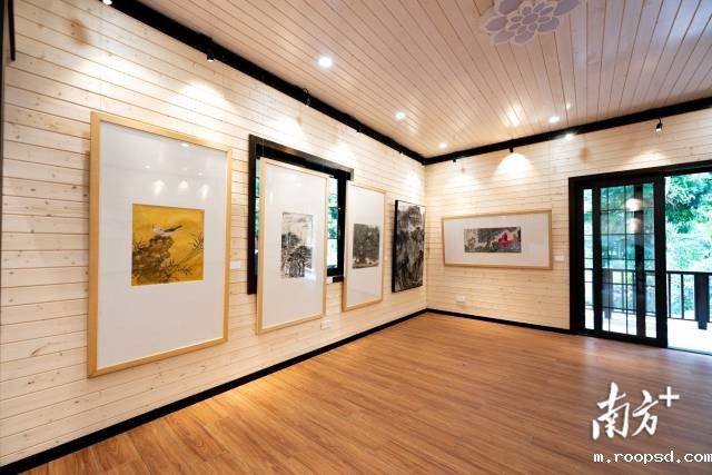 45幅作品展出， 京广艺术家交流画展走进高校书院