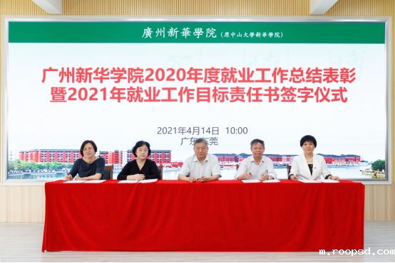 【教育频道 热点新闻】伟德app入口2020年度就业工作总结表彰暨2021年就业目标责任书签字仪式