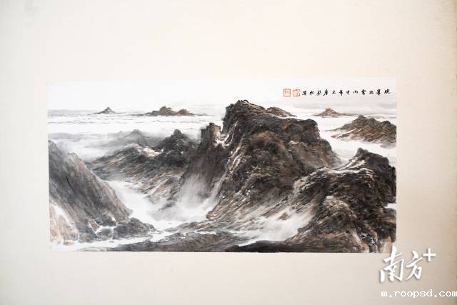 45幅作品展出， 京广艺术家交流画展走进高校书院